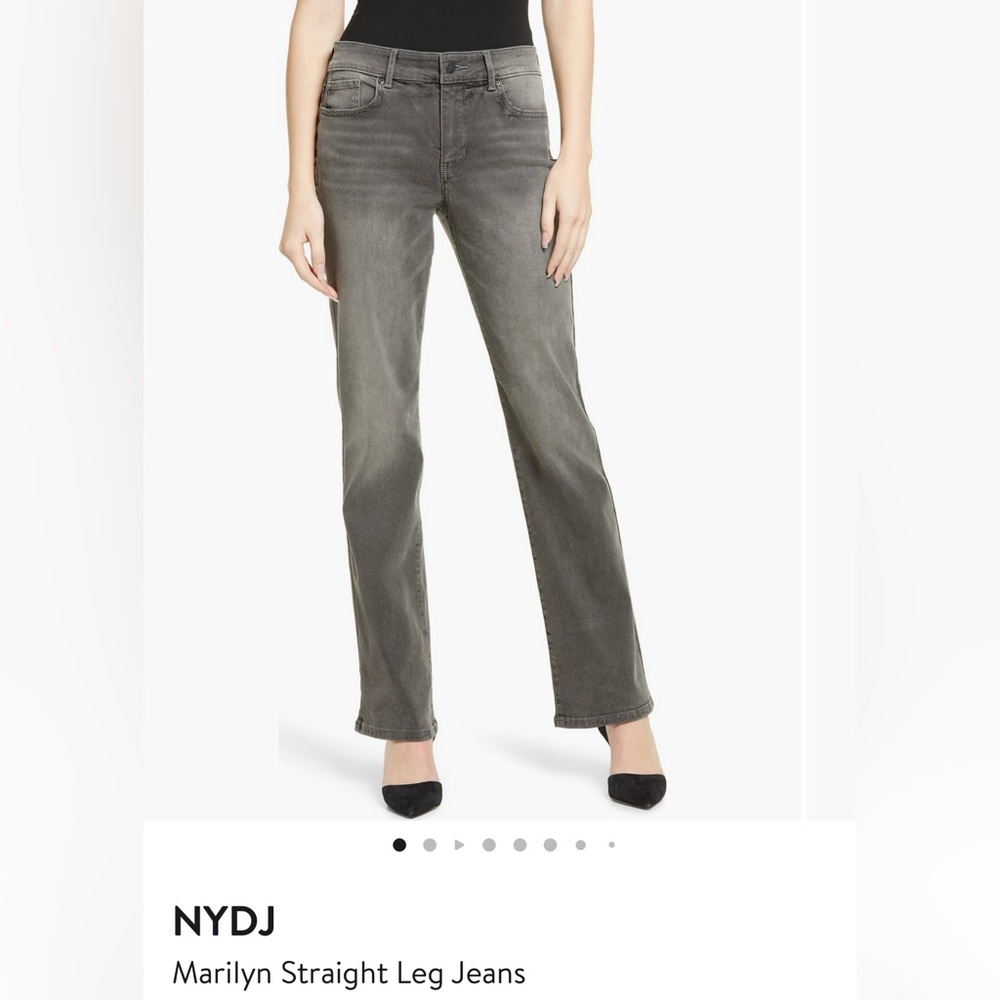 NYDJ Marilyn Straight Leg Jeans - Stability/grey